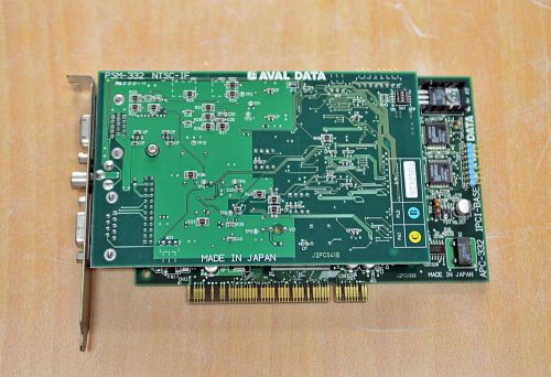 AVAL DATA Card APC-332 IPCI-BASE / PSM-332 NTSC-IF free ship