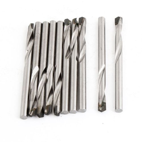 10 pcs 5mm dia tip straight shank twist drill bit end mill 70mm for sale