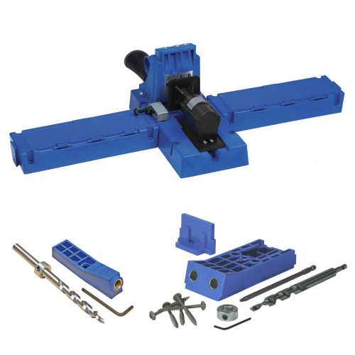 Kreg jig k5 pocket hole with mkjkit mini kreg jig and kreg hd kjhd starter kit for sale