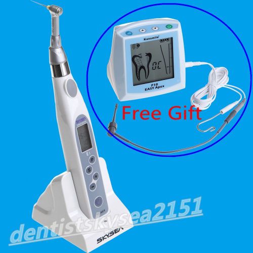 Dental Endo Motor + Apex Locator LCD  Root Contra Angle Head Reduction 16:1 Push