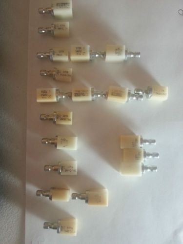 19 Assorted Vita Sirona Blocks For Cerec