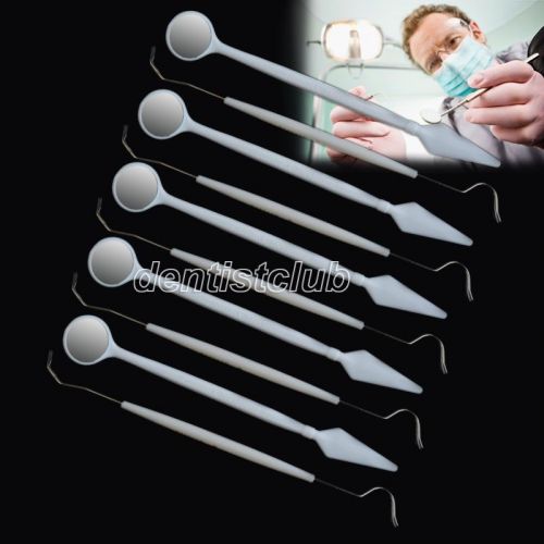 5 Kits New BASIC DENTAL Disposable SURGERY KIT 2pcs (Mirror and Explorer Probe)