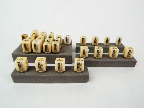 Lot of 29 sirona vita cerec cad/cam dental prosthodontic milling blocks for sale