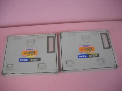 2 KONICA MINOLTA X-RAY CASSETTES KR 8&#034;x10&#034;