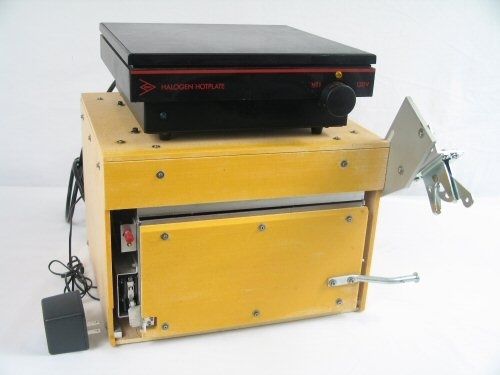 Custom Fiber Optic Epoxy Glue Curing Oven /w Hotplate