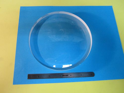 OPTICAL CONCAVE CONVEX LENS 6&#034; DIAMETER THICK LASER OPTICS BK7 GLASS BIN#A8-16