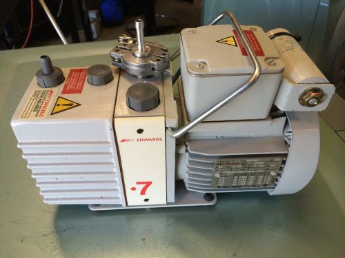 EDWARDS E2MO.7 TWO STAGE ROTARY VANE PUMP