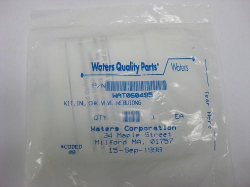 NEW Waters HPLC Inlet Check Valve Rebuild Kit WAT060495 515 600 610 LC1