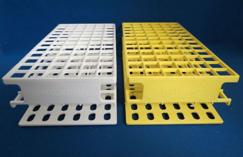 2 nalgene polypropylene unwire test tube racks for 13mm test tubes 5976-0013 for sale