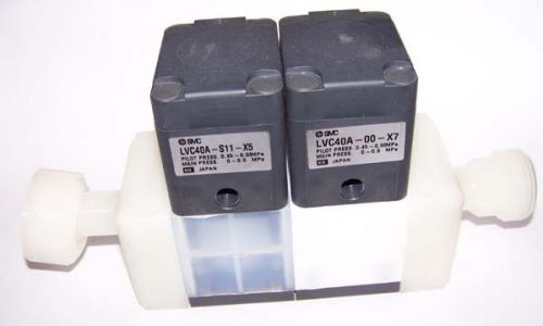 SMC LVC High-Purity PFA Double Valve Assembly LVC40A