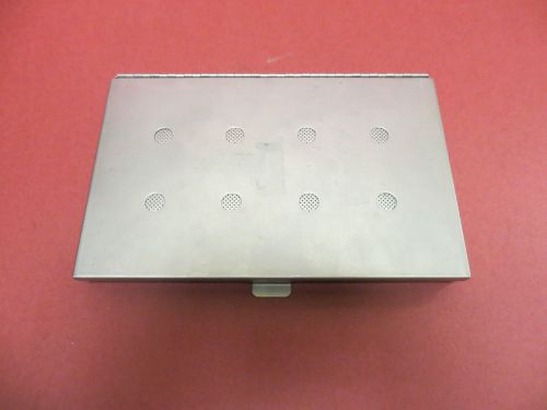 SMALL STERILIZATION CASE w/ DIVIDERS 9-1/2&#034; x 6&#034; x 3/4&#034;