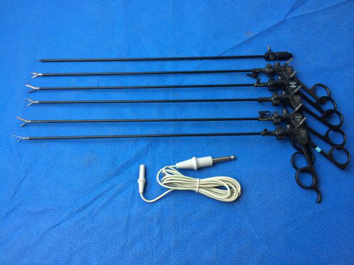 7 pieces Storz Laparoscopic Set 5mm x 42cm monopolar electrosurgical