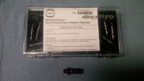 Davol Nezhat-Dorsey Quick Disconnect Adapter REF 5540920