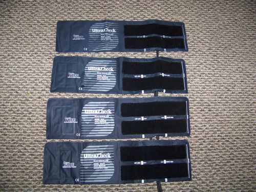 Lot of 4 Ultra Check Blood Pressure Cuffs