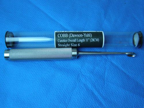 Cobb(dawson-yuhal) curette 11&#034; size 6 surgical veterinary spine instruments for sale