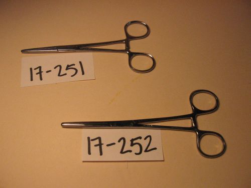 ROCHESTER PEAN HEMOSTAT FORCEP SET OF 2 (17-251,17-252) (P)