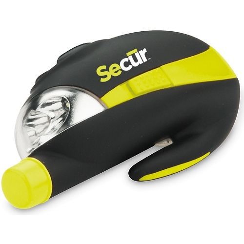 Secur mini auto emergency tool rescue seat belt cutter glass break &amp; flashlight for sale