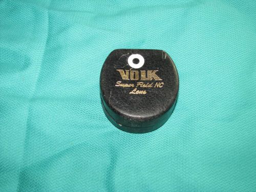 VOLK SUPER FIELD SLIT LAMP LENS W/ CASE AND FILTER