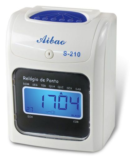 Two color printing for employee attendance--- punch time card clock   s-210 for sale