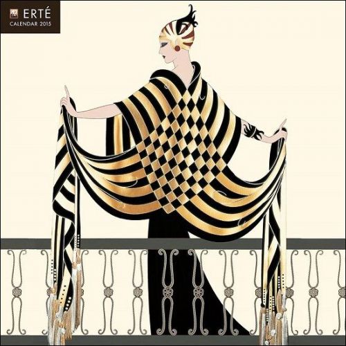 2015 WALL CALENDAR -ERTE MINI - 18 by 18 cms