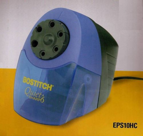 Bostitch quiet classroom pencil sharpener eps10hc blue for sale