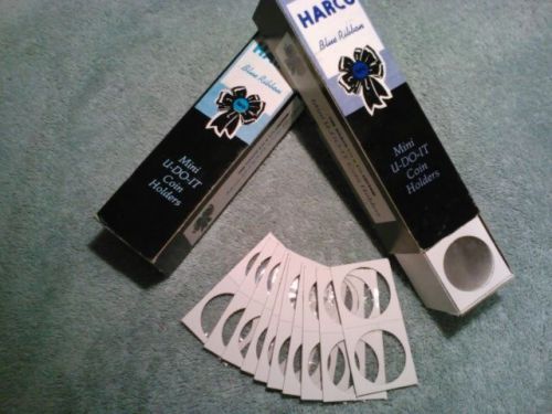 NEW 500 Harco Cardboard Half Dollar size Coin holder Flips 1 1/2&#034; X 1 1/2&#034;