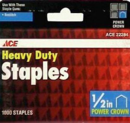 Ace heavy duty power staple 1/2 power crown for sale