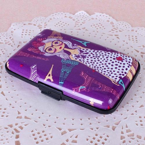 Waterproof ID Credit Card Business Wallet Holder Aluminum Metal Pocket Case #K