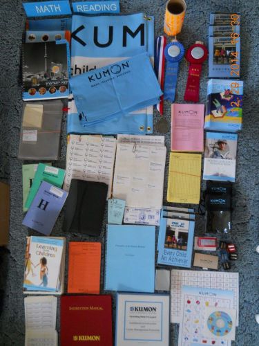 Huge lot of Kumon materials &amp; supplies for a Kumon Instructor / Kumon Center