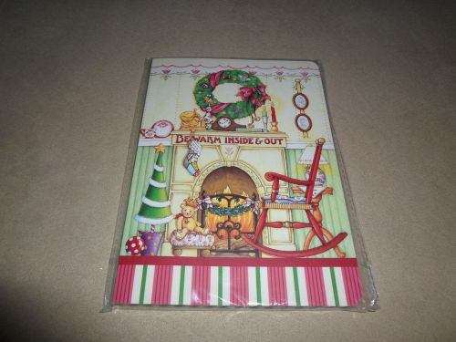 80 Sheet Mary Engelbreit &#034;Warm Christmas Scene&#034; Journal, 7&#034; X 5&#034;, NEW IN PACKAGE