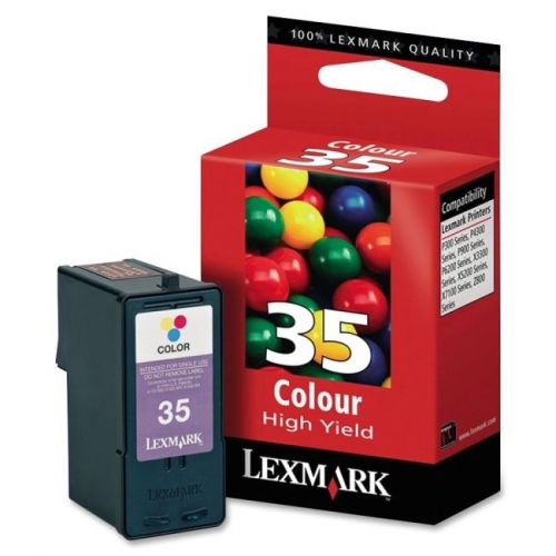 Lexmark supplies 18c0035 #35 high yield color ink cart for sale