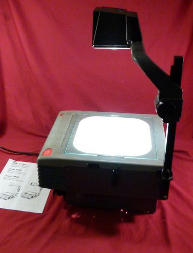 3M OVERHEAD PROJECTOR #9000 AJE  W 2 BULBS+ FOLD DOWN ARM