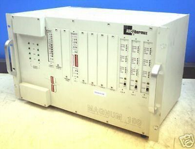 Adc kentrox magnum 100 multiplexer chassis w/ 5 cards for sale