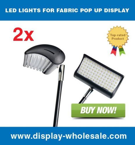 LED Lights for Fabric Pop UP Display - Set of 2 Lights