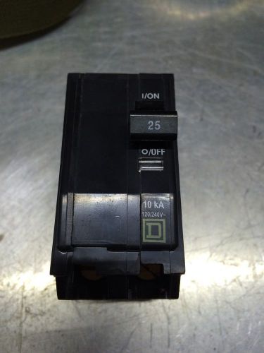 Plug in circuit breaker, 25a, 2p, 10ka, 240v qo225 for sale