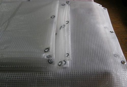 CLEAR TARPAULIN TARP, FILM, FOIL, LIGHTWEIGHT WATERPROOF GROUND SHEET, COVER