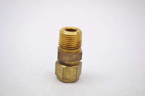 New swagelok brass 1/2 in tube 1/2 in mnpt hose adapter fitting d431141 for sale