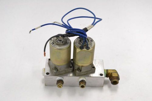 VERSA ESM-3011-44-Z-3TC-24 DUAL 100PSI 120V-AC 1/4 IN NPT SOLENOID VALVE B321870