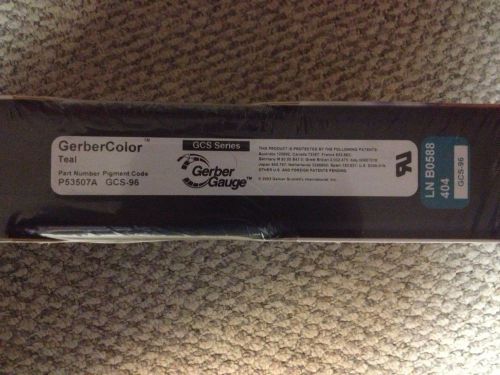 Gerber Thermal Transfer Foil Teal 50 Yard New Package .