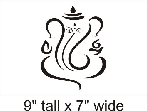 2X Ganesh God Hindu Religious Funny Car Vinyl Sticker Decal Truck Window FD45