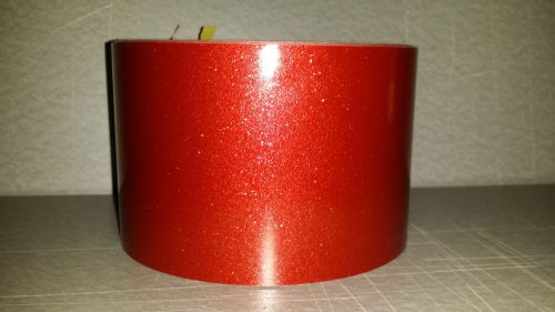 3.5&#034; X 50yd ULTRA METALLIC RED vinyl