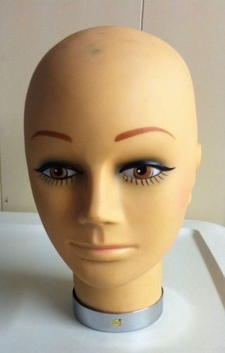 Vinyl Female Mannequin Head Wig Hat Mask Stand Store Fixture