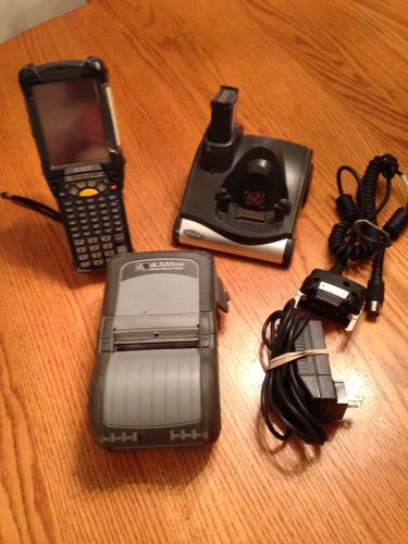 Symbol Technologies Handheld  Scanner Gun MC9090 / CRD9000-1001S / QL320 Plus