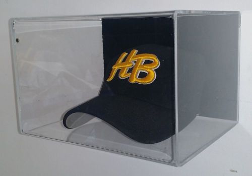 WALL MOUNT ACRYLIC DISPLAY CASE HAT CAP HOLDER NFL NCAA MLB NBA NHL D