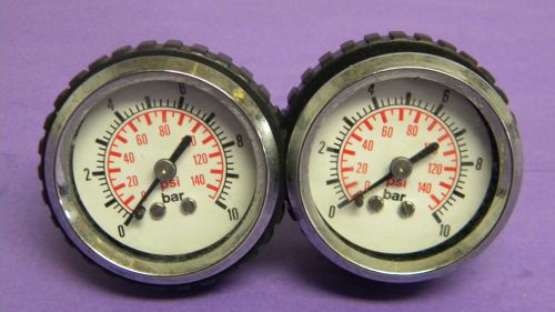 Lot of 2 Piab Vaccum Products F+R 105-106-110-111 Pressure Gauge 0-140