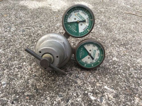 Vintage Linde Purox Oxyacetylene Oxygen regulator Steam Punk welding