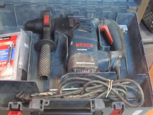 Bosch rh328vc 1-1/8&#034; sds-plus rotary hammer w/ case for sale