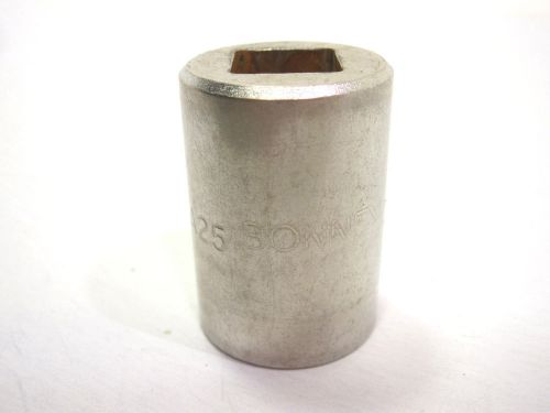 Vintage BONNEY A25 1/2&#034; drive 25/32&#034; 12pt Shallow Socket MINT