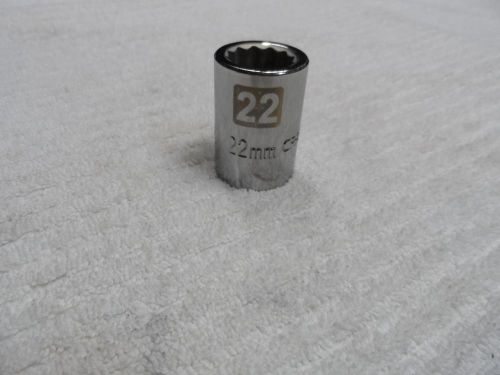 Craftsman 3/4 Drive Metric MM Socket, 12 pt, USA, 22mm - Part # 47929