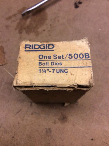 Ridgid  1- 1/4&#034;-7 Unc Univ Dies